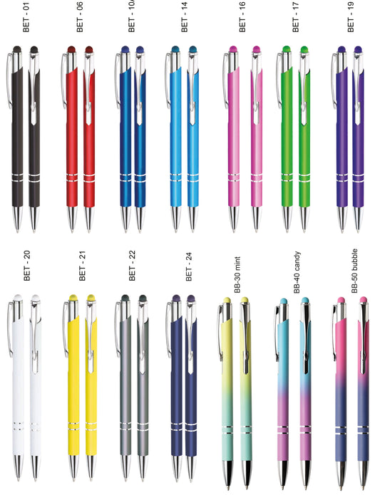 From 115 cents: Touch Pad ballpoint pen Bello including printing of your name, company or logo. Free sample!